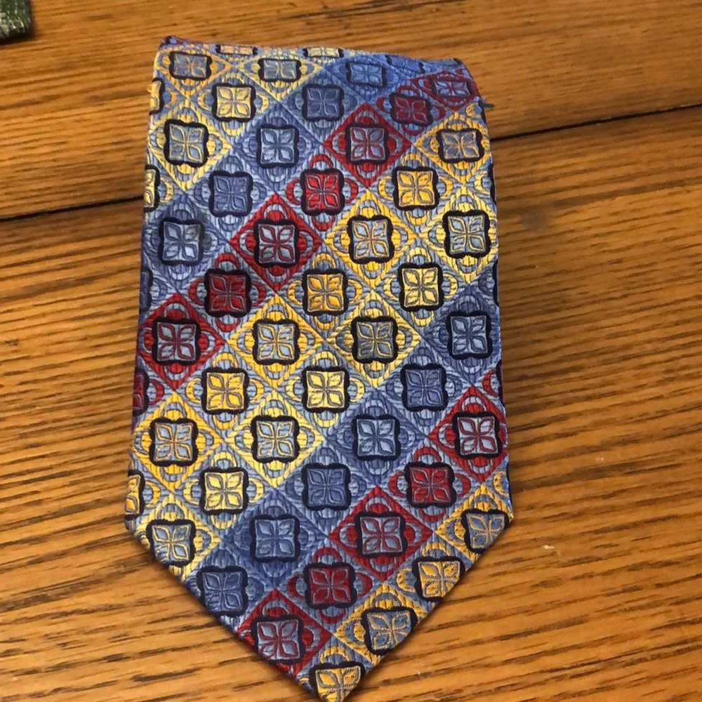 Fabio Fazio 100% Silk Neck Tie Beautiful Men’s Designer - Picture 9 of 9